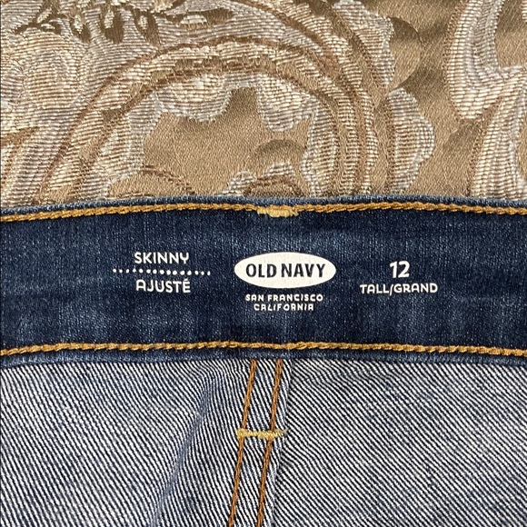 Old Navy Classic Blue Women's Skinny Jeans - Picture 3 of 5